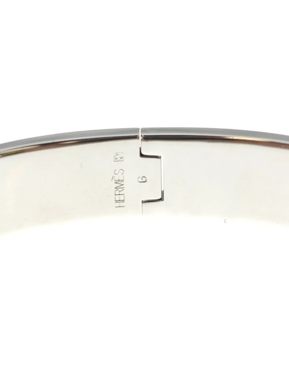 Hermes Clic Enamel P Buckle Bracelet Blue